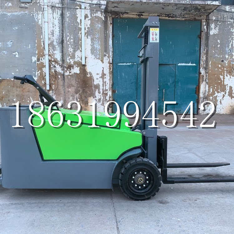 北斗镇小型电动叉车1吨2吨步行站驾式电瓶堆高充电装卸车液压升降车铲车